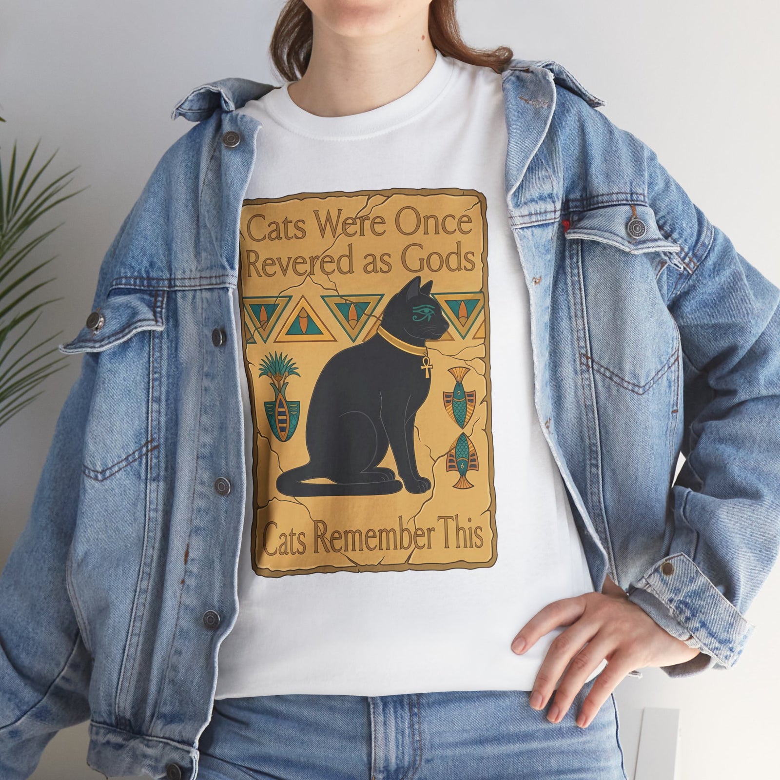 Cats Were Once Revered As Gods Tee — Funny Cat Quote T-Shirt for Cat Lovers