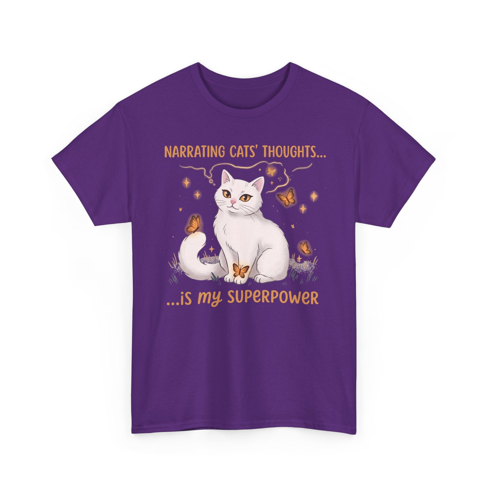 Narrating Cats' Thoughts T-Shirt — "My Superpower" Cat Lover Tee