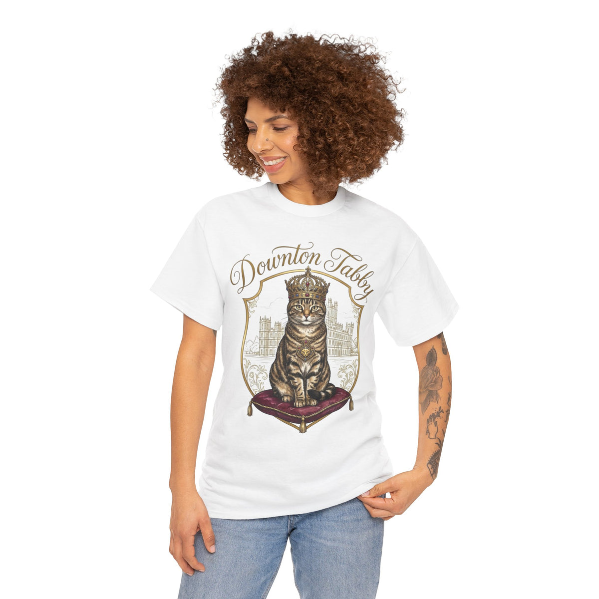 Downton Abbey Cat Parody T-Shirt — Funny Period Drama Cat Tee