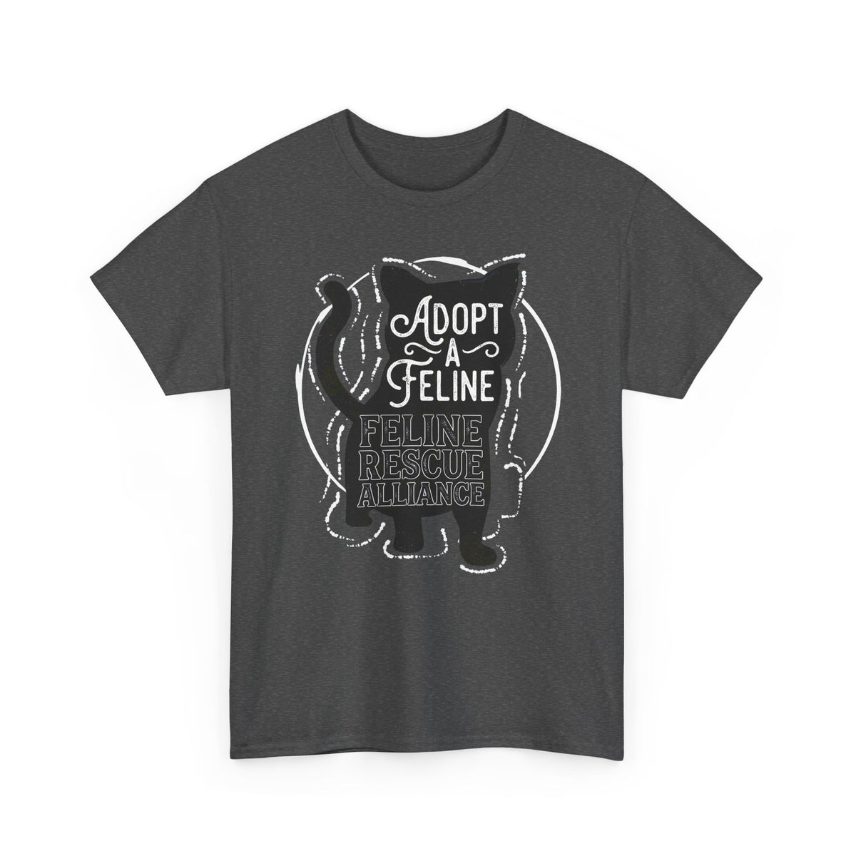 Adopt a Feline T-Shirt – Feline Rescue Alliance Cat Shirt, Cat Lover Graphic Tee