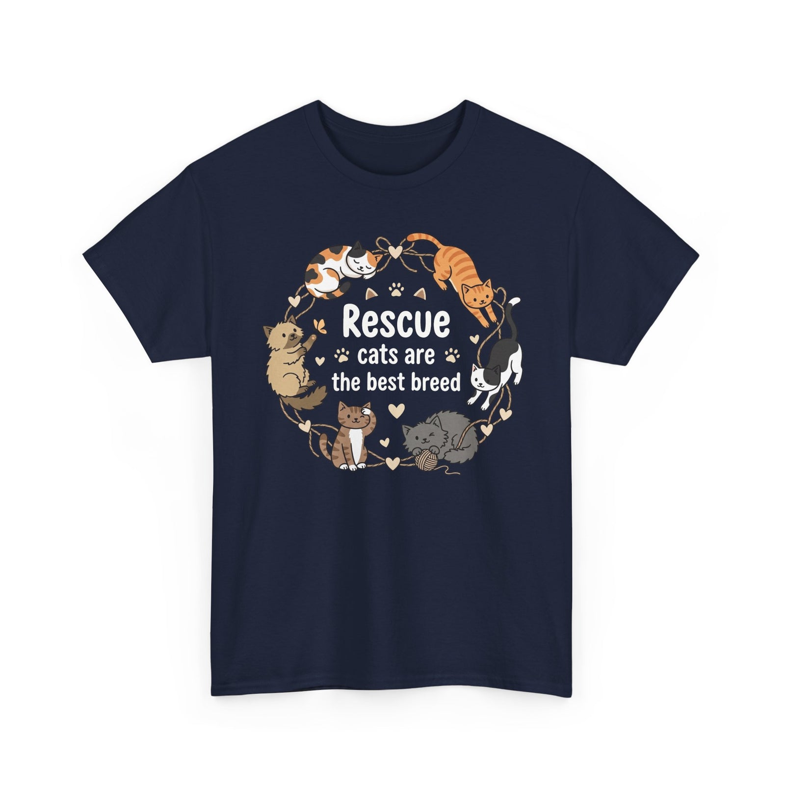 Rescue Cats Are the Best Breed T-Shirt