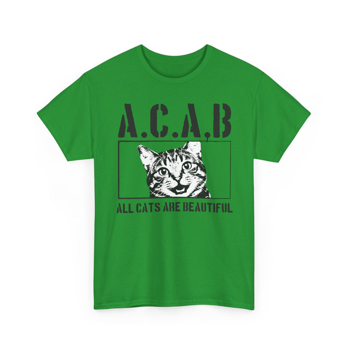 ACAB “All Cats Are Beautiful” T-Shirt — Cute Cat Lover Graphic Tee