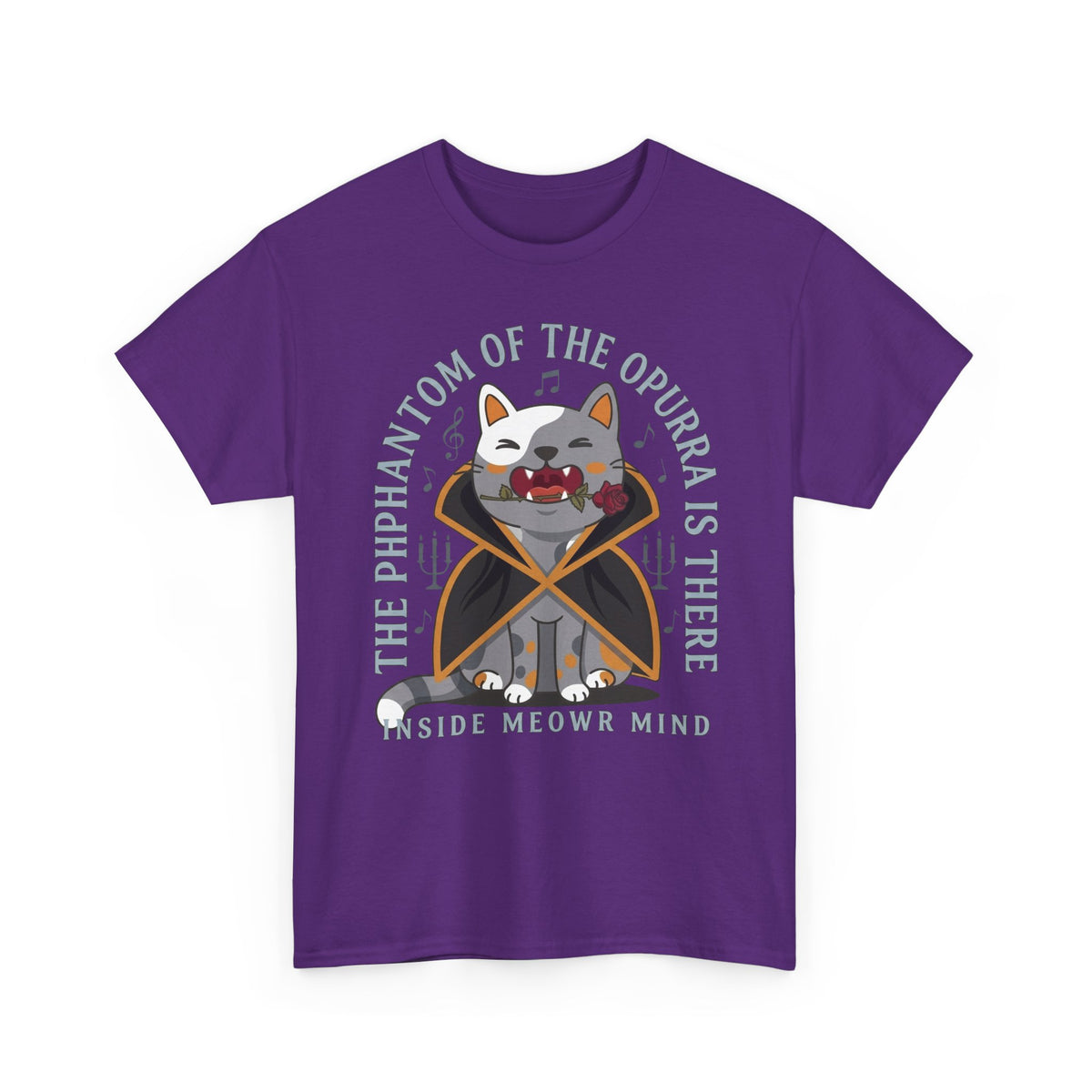 Phantom of the Opurra T-Shirt — Cat Musical Parody Tee