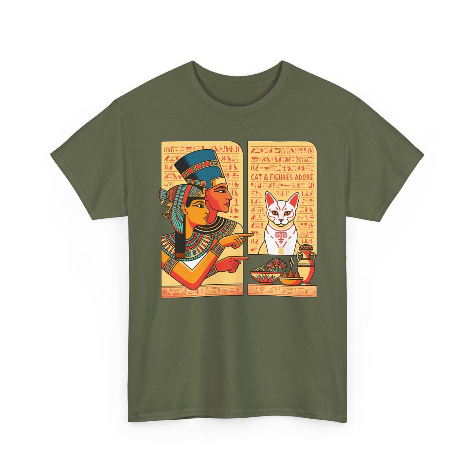 Egyptian Cat Meme T-Shirt — Funny Ancient Egypt Cat Graphic Tee