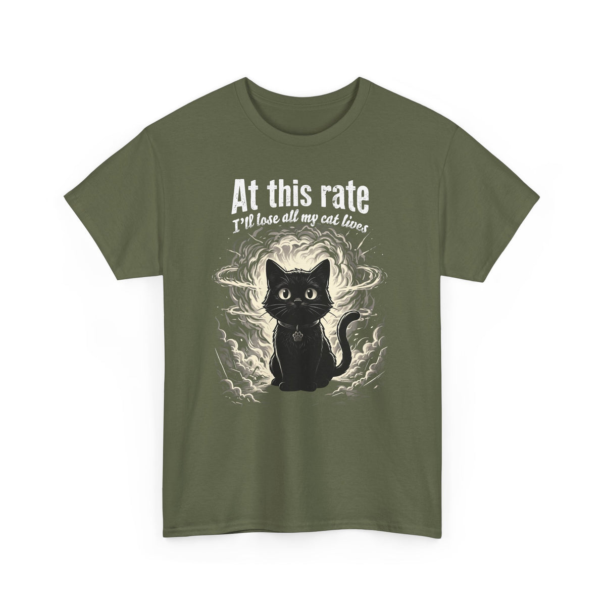 Apocalypse Cat T-Shirt Post-Apocalyptic Cat Graphic Tee