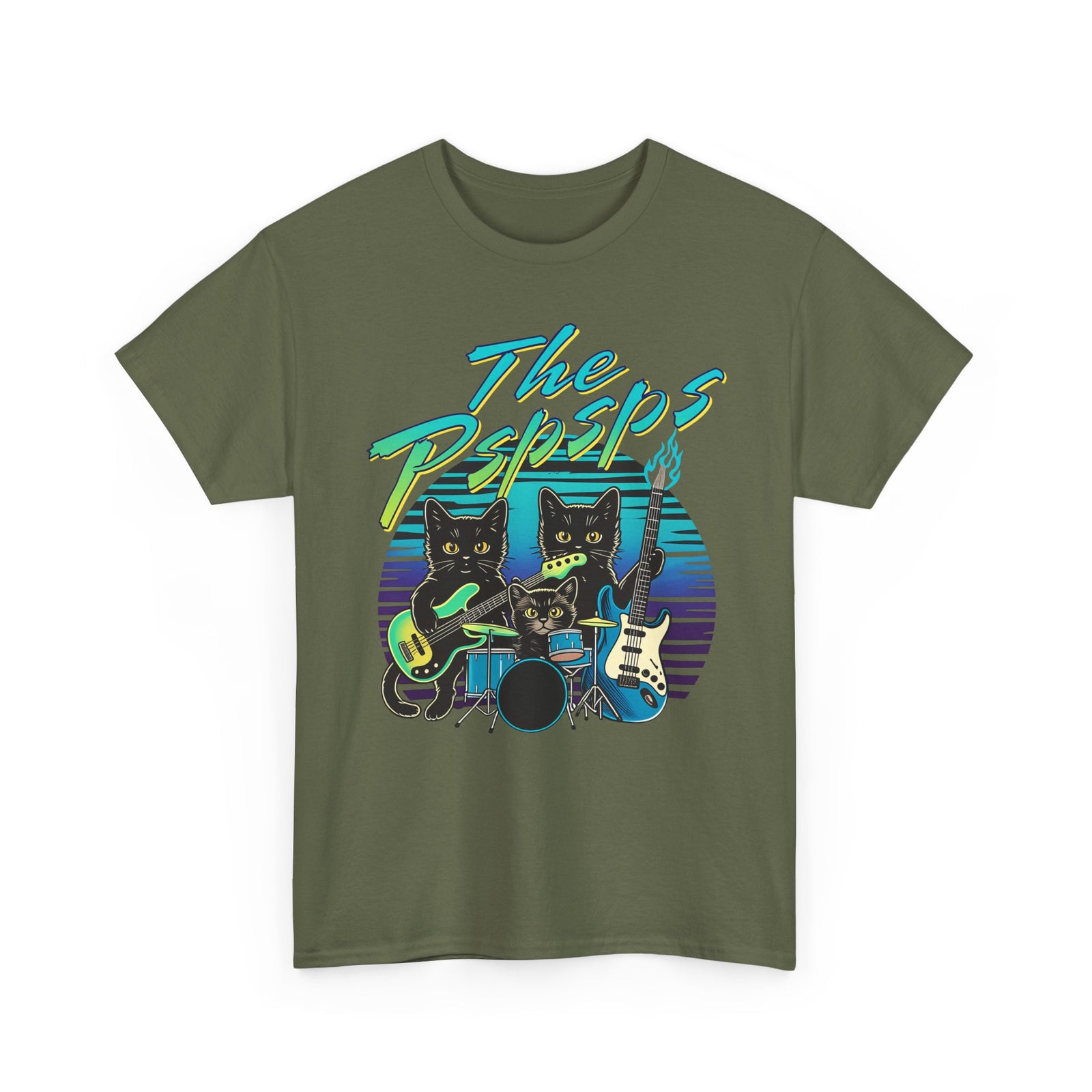 Pspsps Cat Band T-Shirt