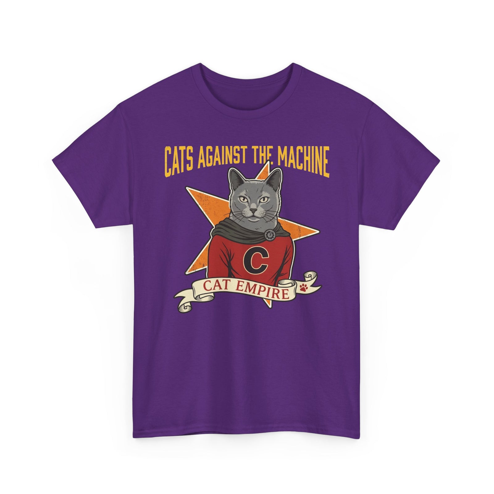Cat Against the Machine Tee — Cat Empire Graphic T-Shirt