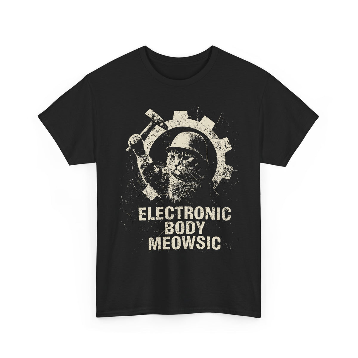 Electronic Body Meowsic Cat T-Shirt