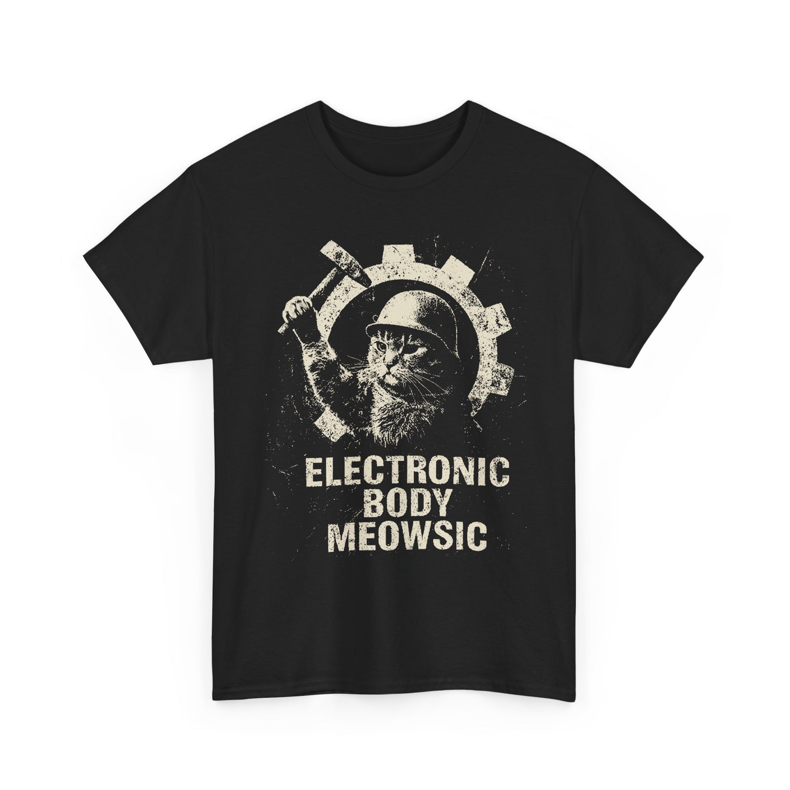 Electronic Body Meowsic Cat T-Shirt