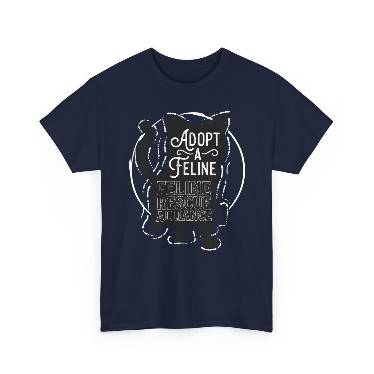 Adopt a Feline T-Shirt – Feline Rescue Alliance Cat Shirt, Cat Lover Graphic Tee