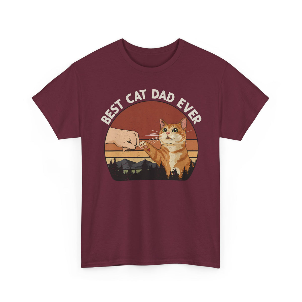 Best Cat Dad Ever Tee — Funny Cat Dad T-Shirt