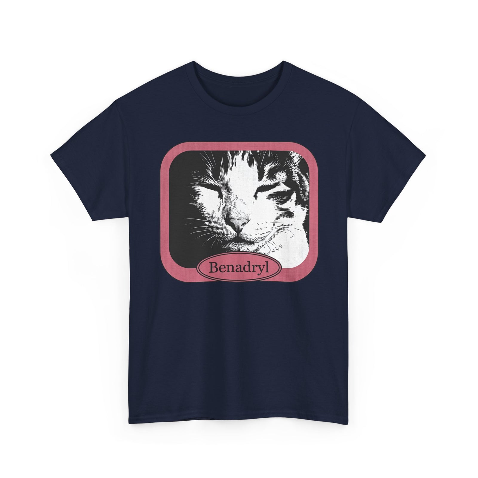 Cat After Benadryl T-Shirt — Funny Groggy Cat Tee