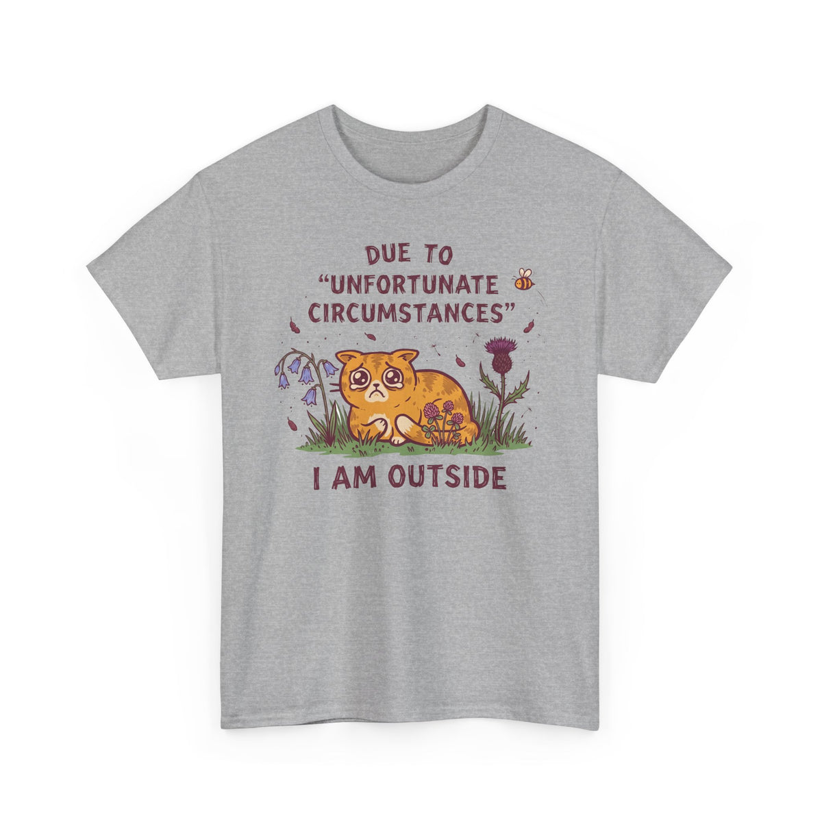 I'm Outside Funny Cat T-Shirt