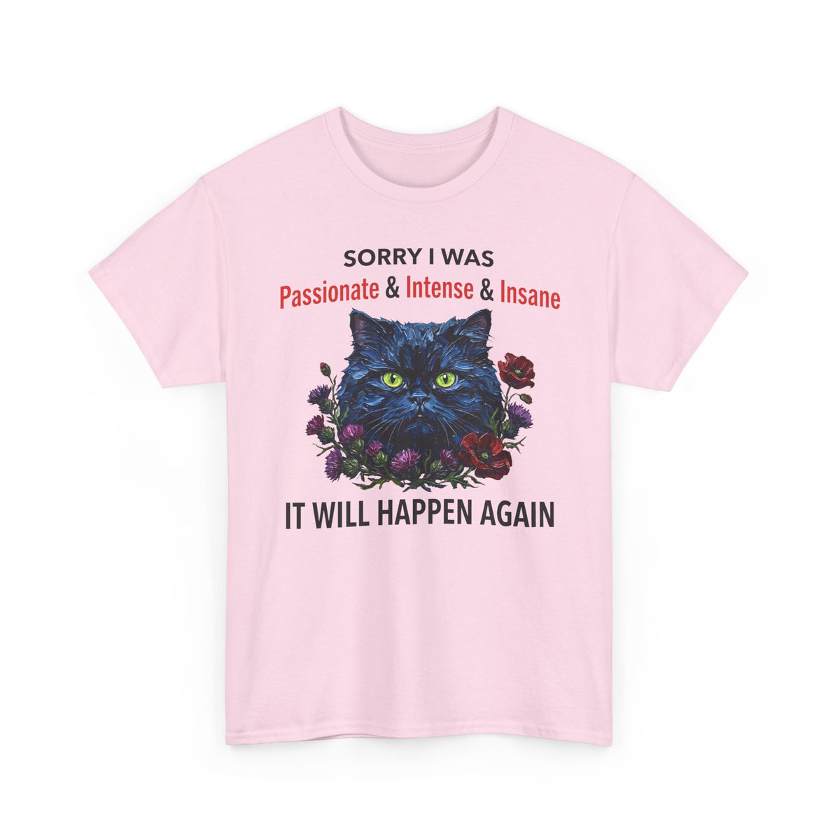 Passionate Black Cat Tee
