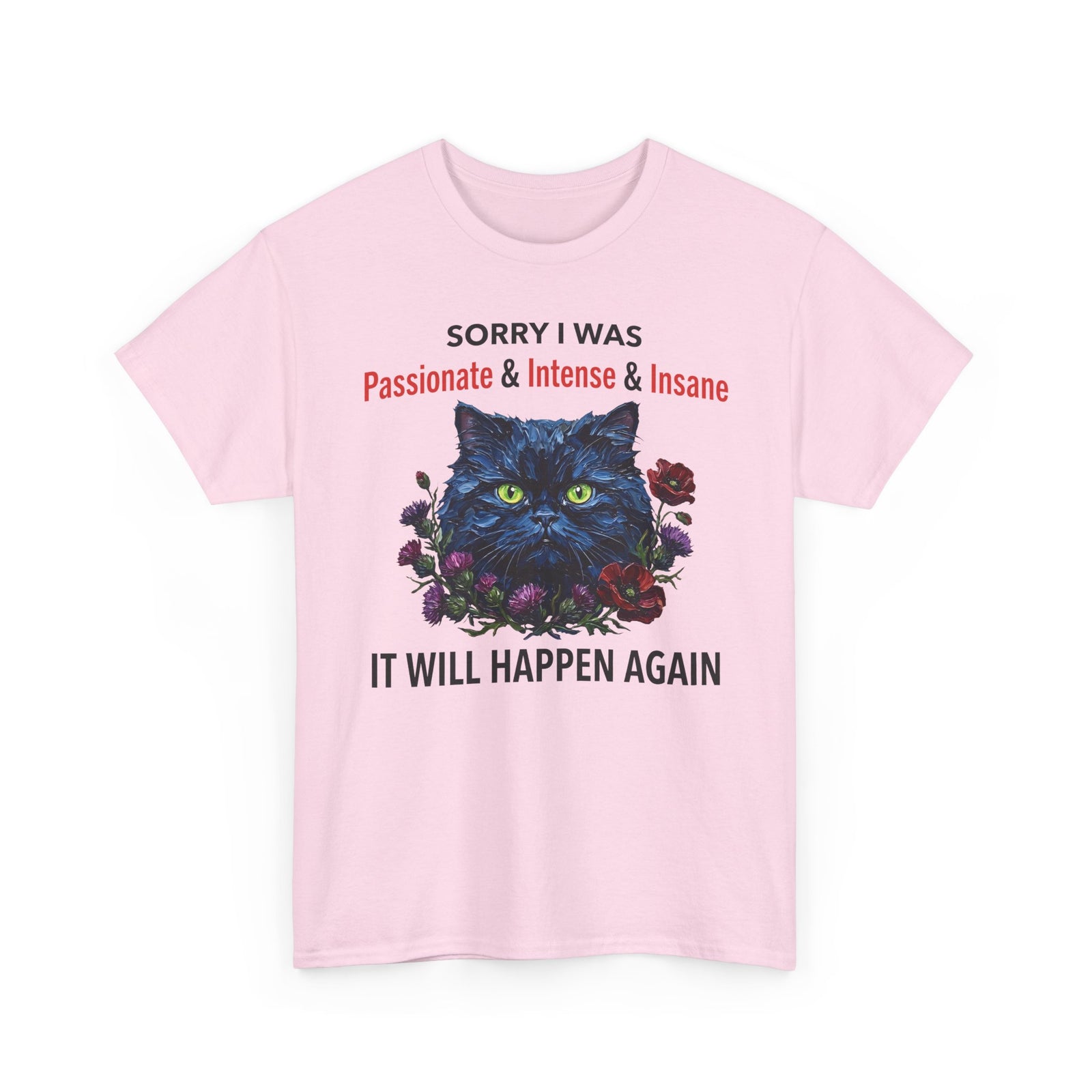 Passionate Black Cat Tee