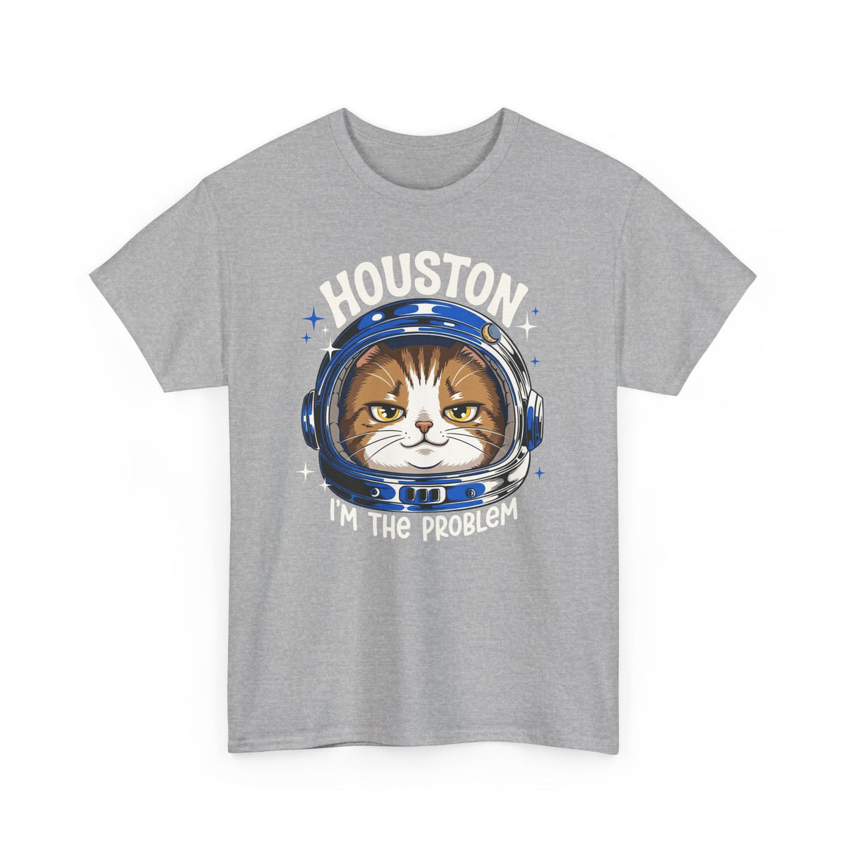 Houston I'm the Problem Space Cat T-Shirt