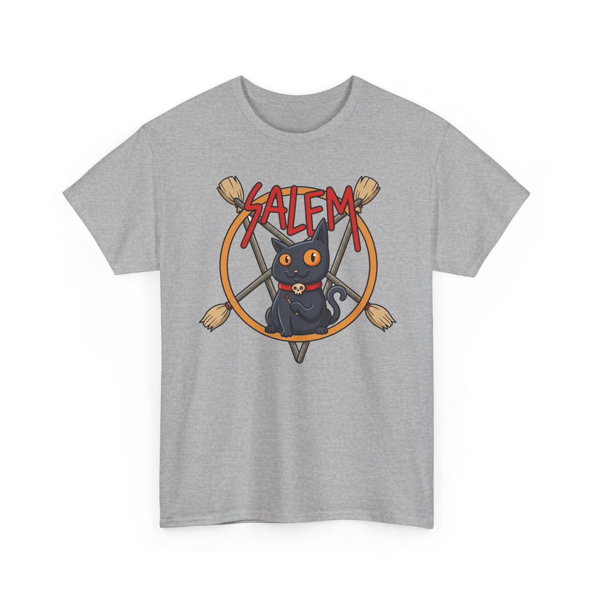 Salem Black Cat T-Shirt — Spooky Vintage Cat Tee