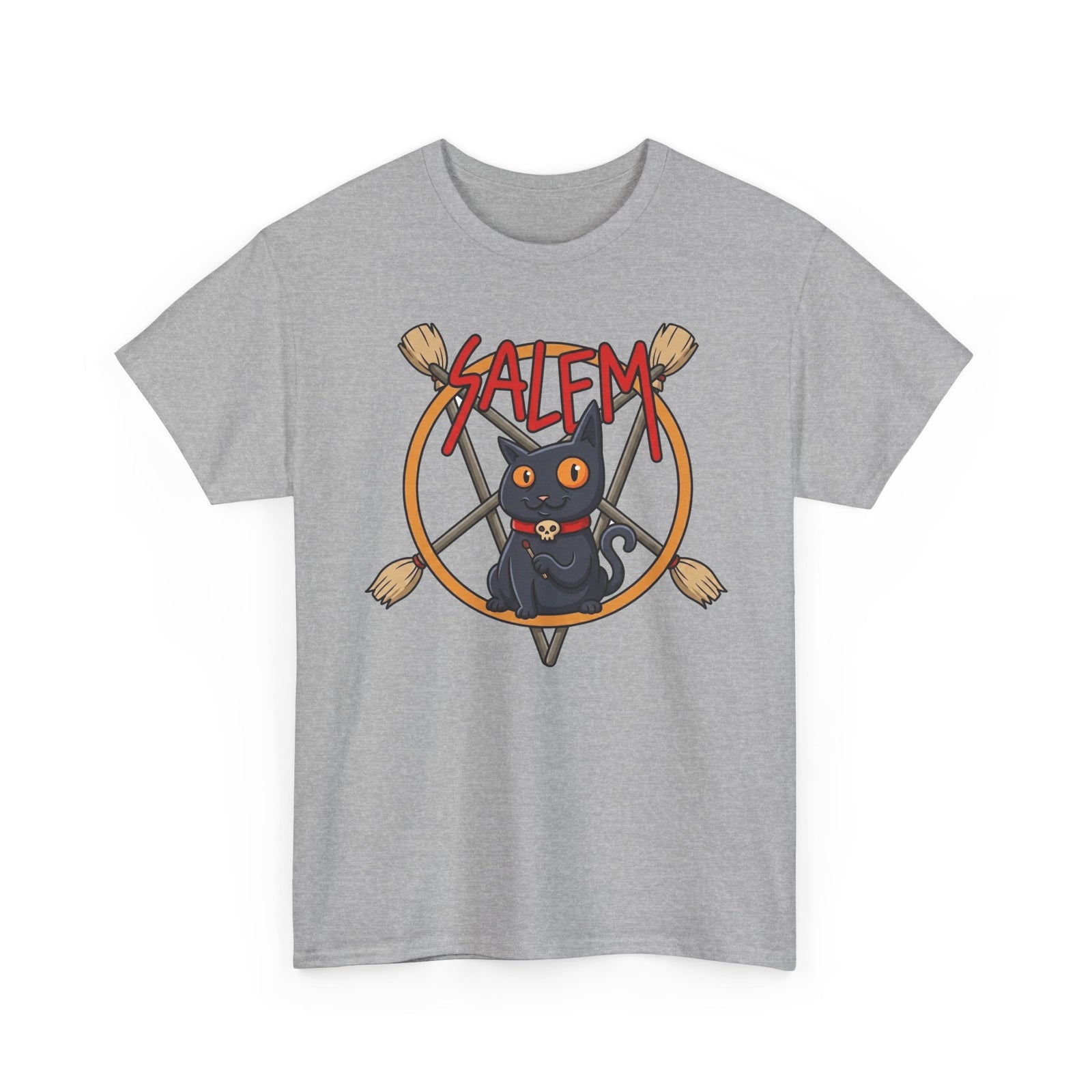 Salem Black Cat T-Shirt — Spooky Vintage Cat Tee
