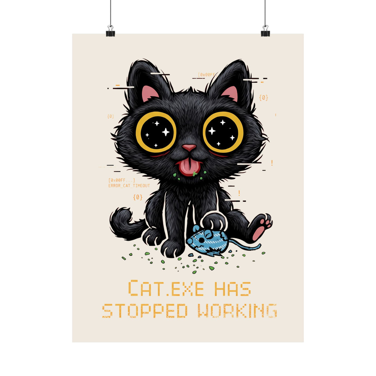 CAT.EXE Has Stopped Working Poster