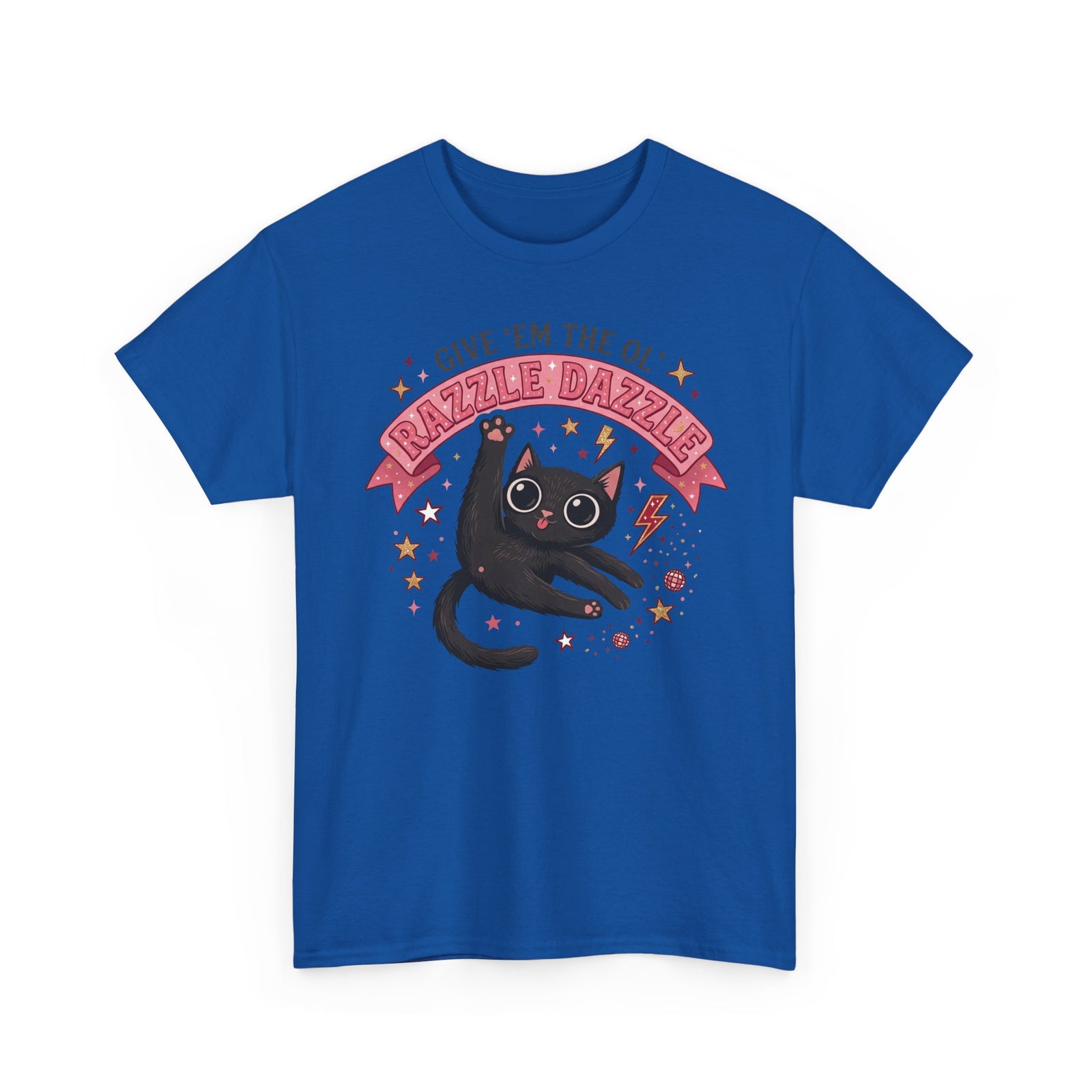 Razzle Dazzle Cat T-Shirt — Give 'em the Ol' Razzle Dazzle