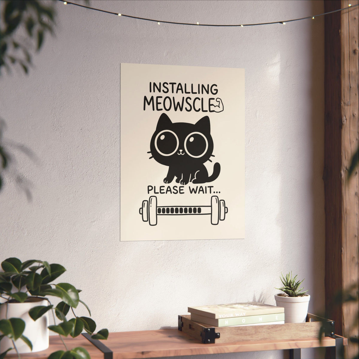 Installing Meowscles Poster