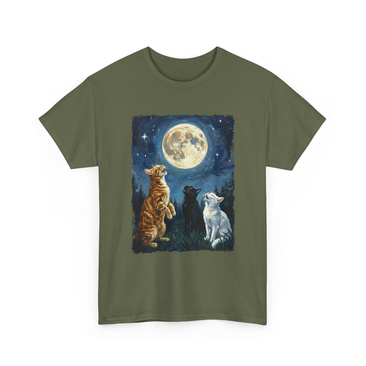 Cats Howling at the Moon T-Shirt