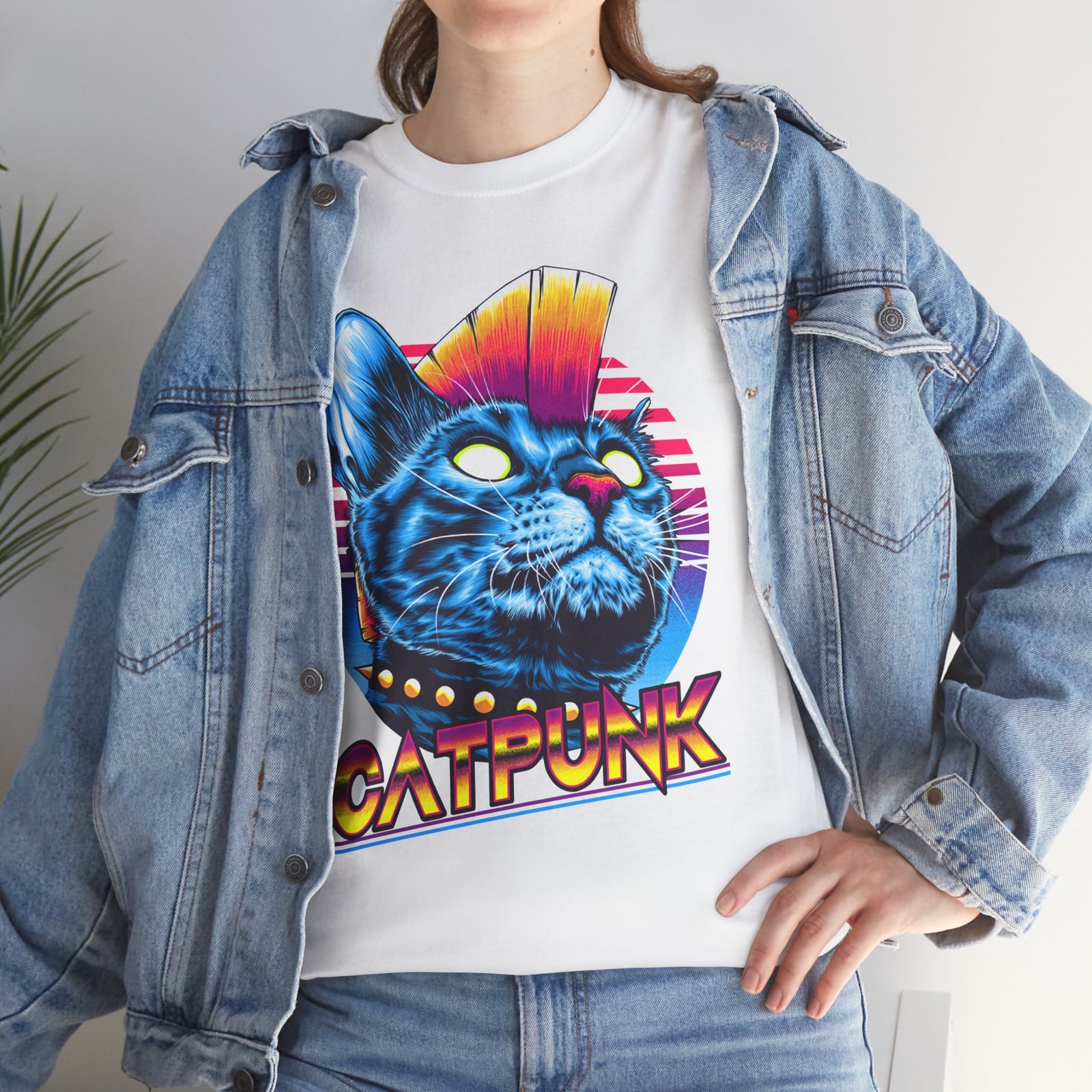 Cat Punk T-Shirt — Punk Rock Cat Graphic Tee