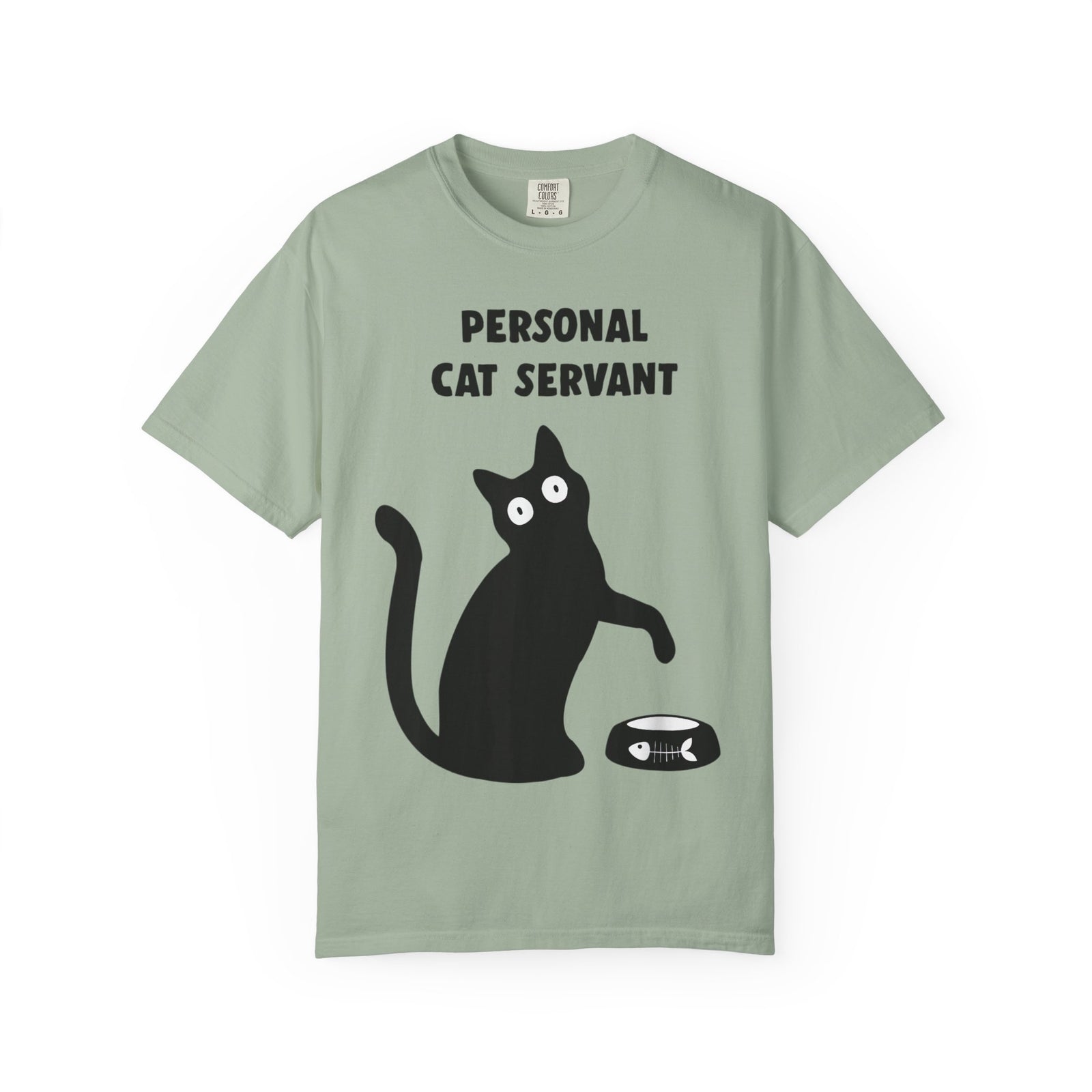 Personal Cat Servant T-Shirt — Funny Cat Lover Tee