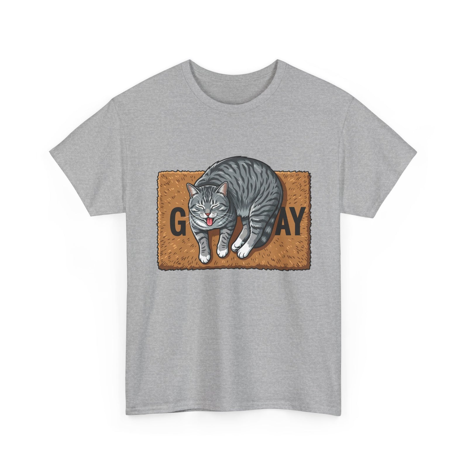 Copy of Basic Human Needs Orange Cat T-Shirt — Funny Sarcastic Tabby Tee