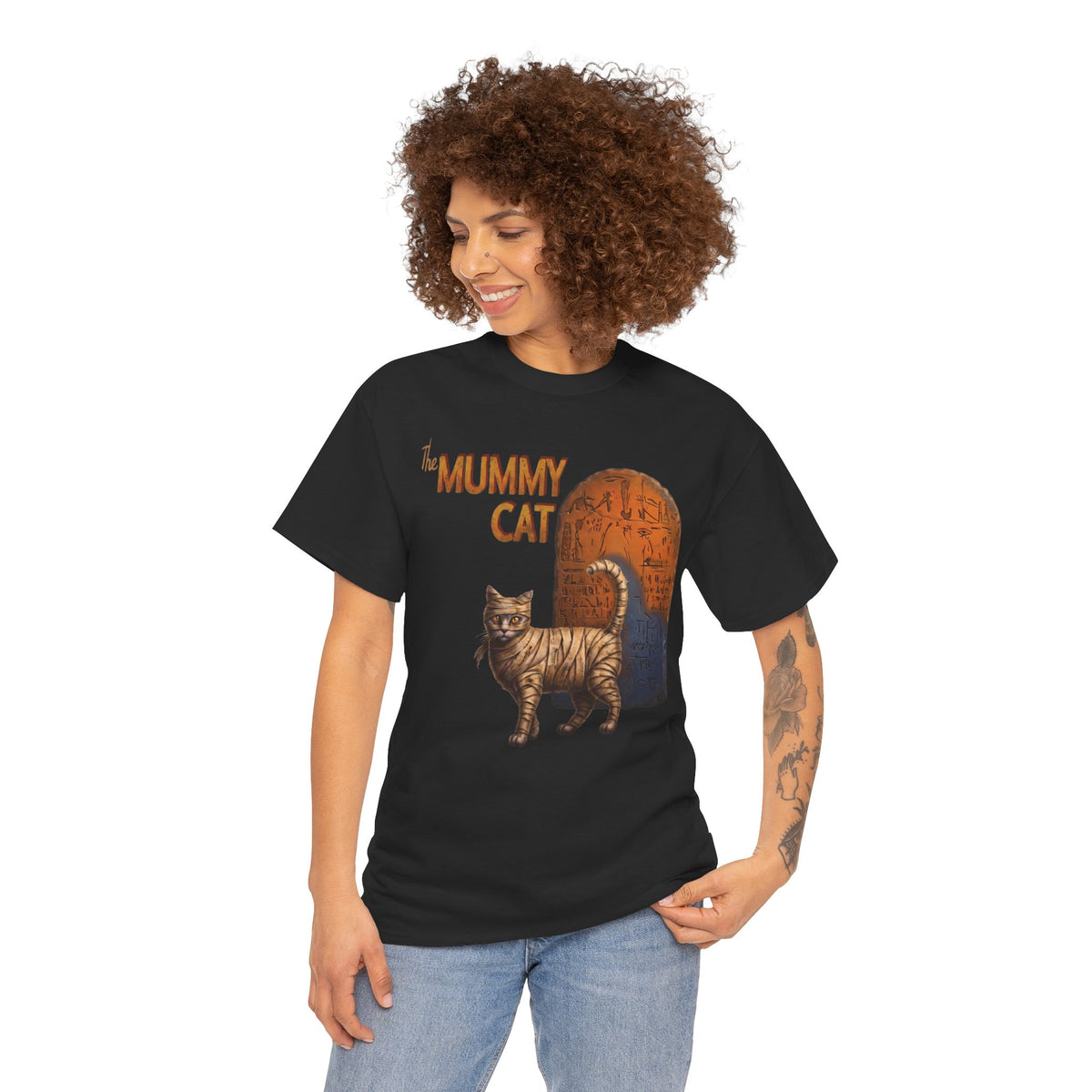 The Mummy Cat Movie Parody T-Shirt — Ancient Egyptian Mummy Feline Tee