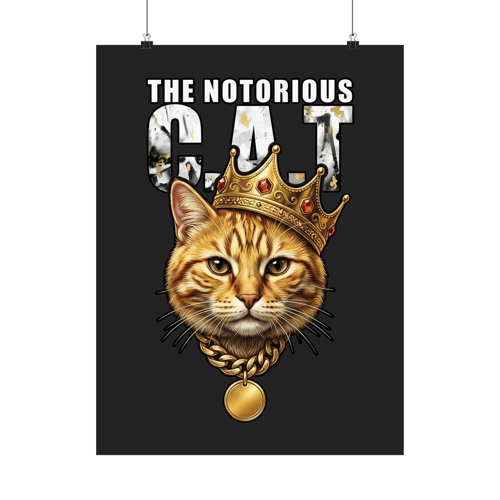 Notorious Cat Parody Poster — The Notorious Cat Graphic Poster