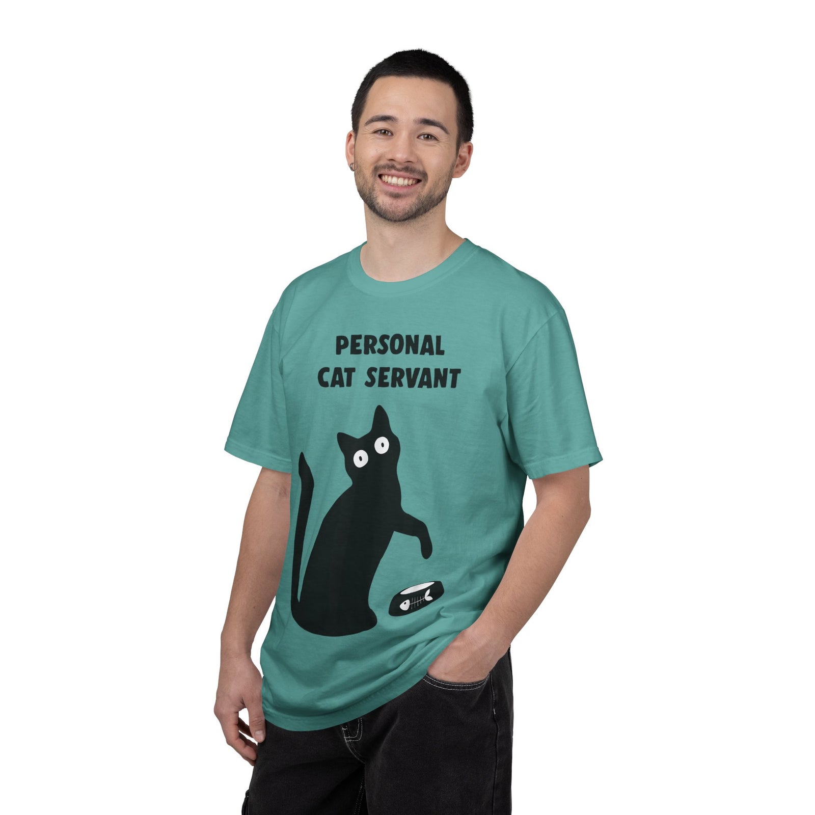 Personal Cat Servant T-Shirt — Funny Cat Lover Tee