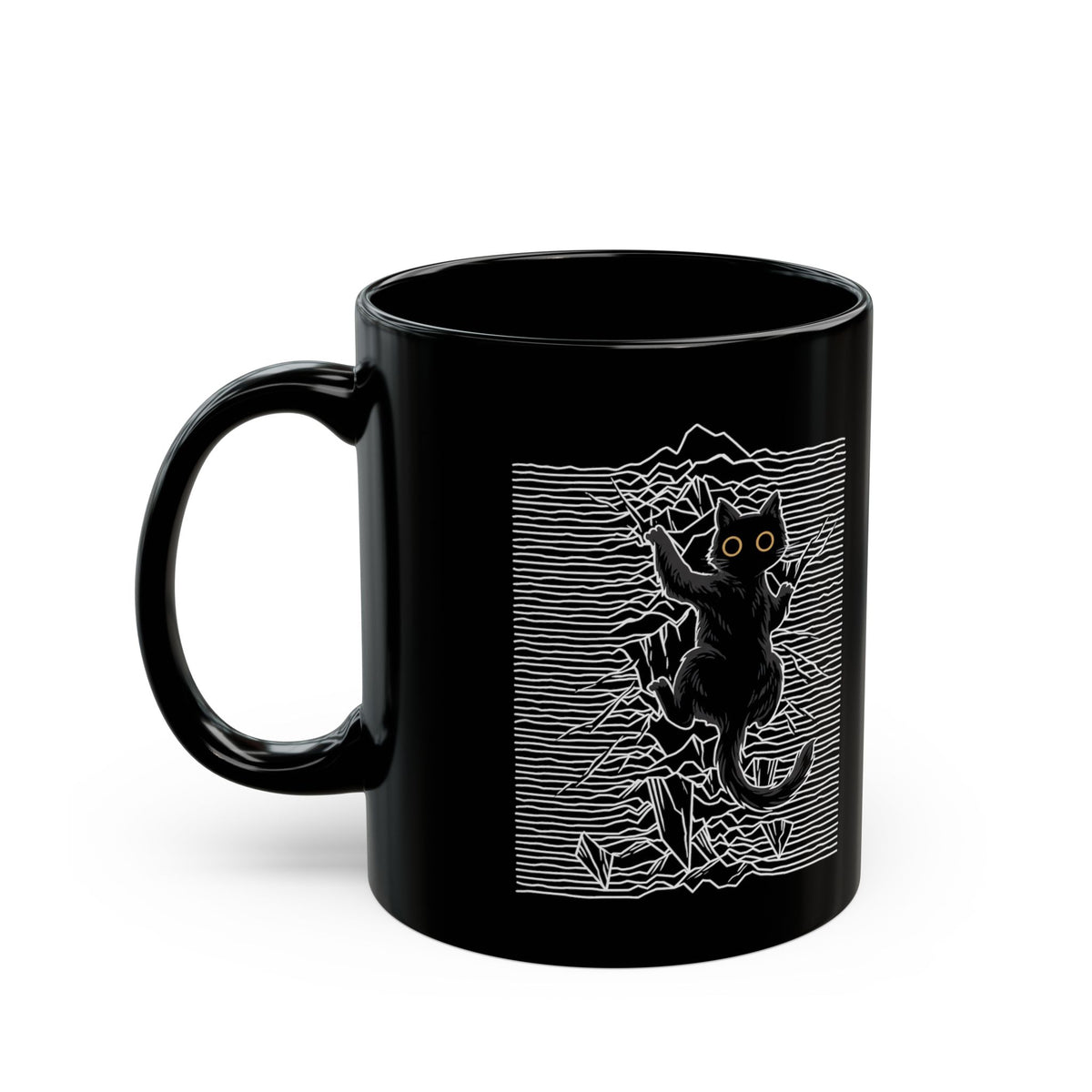 Cat Division Black Mug — Funny Cat Squad Mug