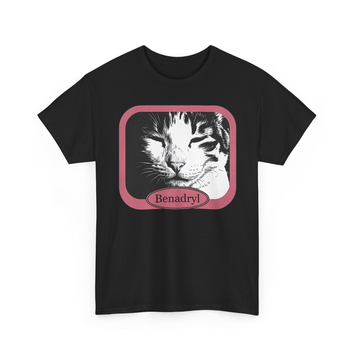 Cat After Benadryl T-Shirt — Funny Groggy Cat Tee
