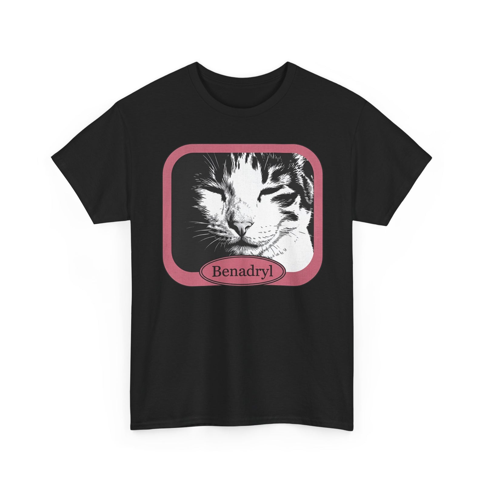 Cat After Benadryl T-Shirt — Funny Groggy Cat Tee