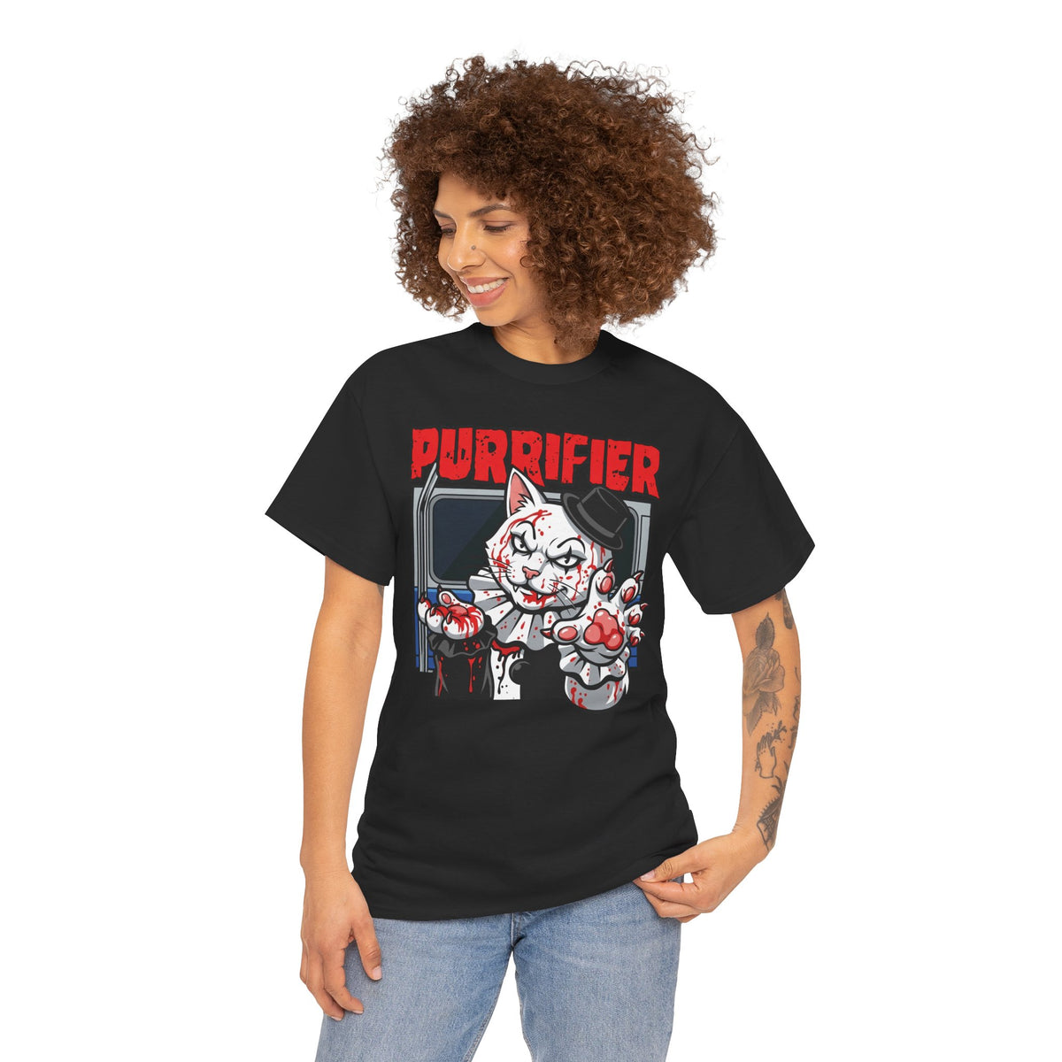Purrifier Cat Horror Tee