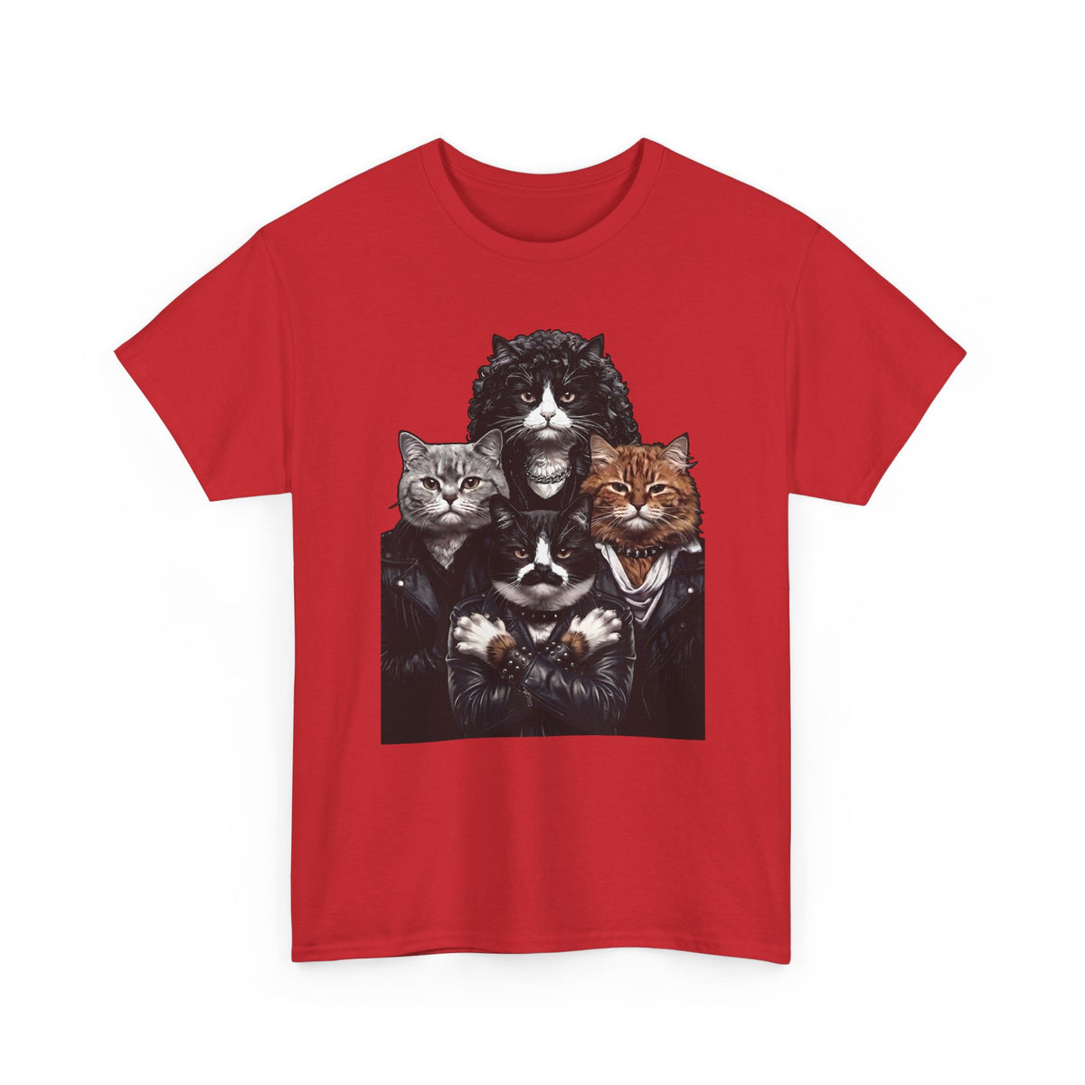 Bohemian Catsody T-Shirt — Retro 80s Hard Rock Feline Band Parody