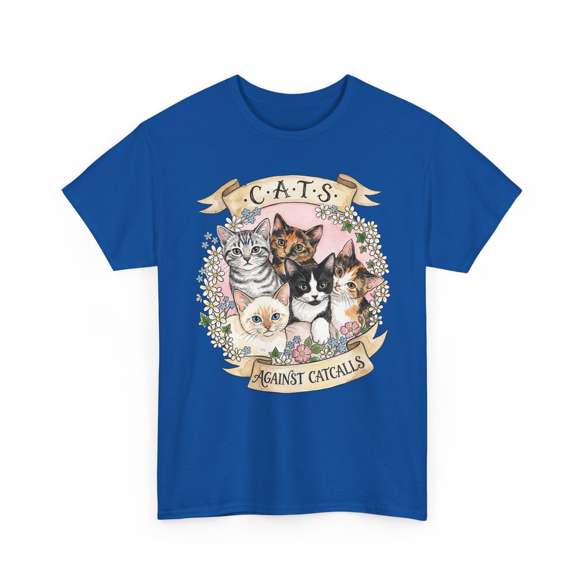 Cat Against Catcalls T-Shirt — Feminist Anti-Harassment Tee