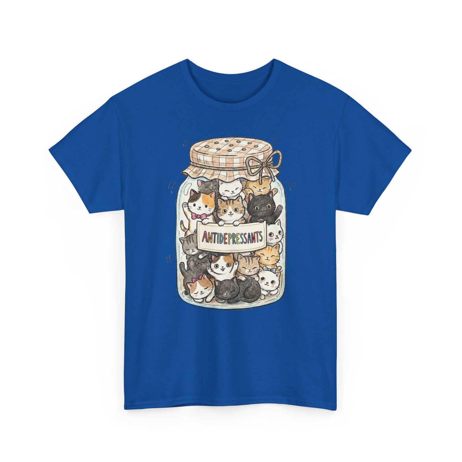 Cats Are My Antidepressants Tee — Funny Cat Lover Shirt