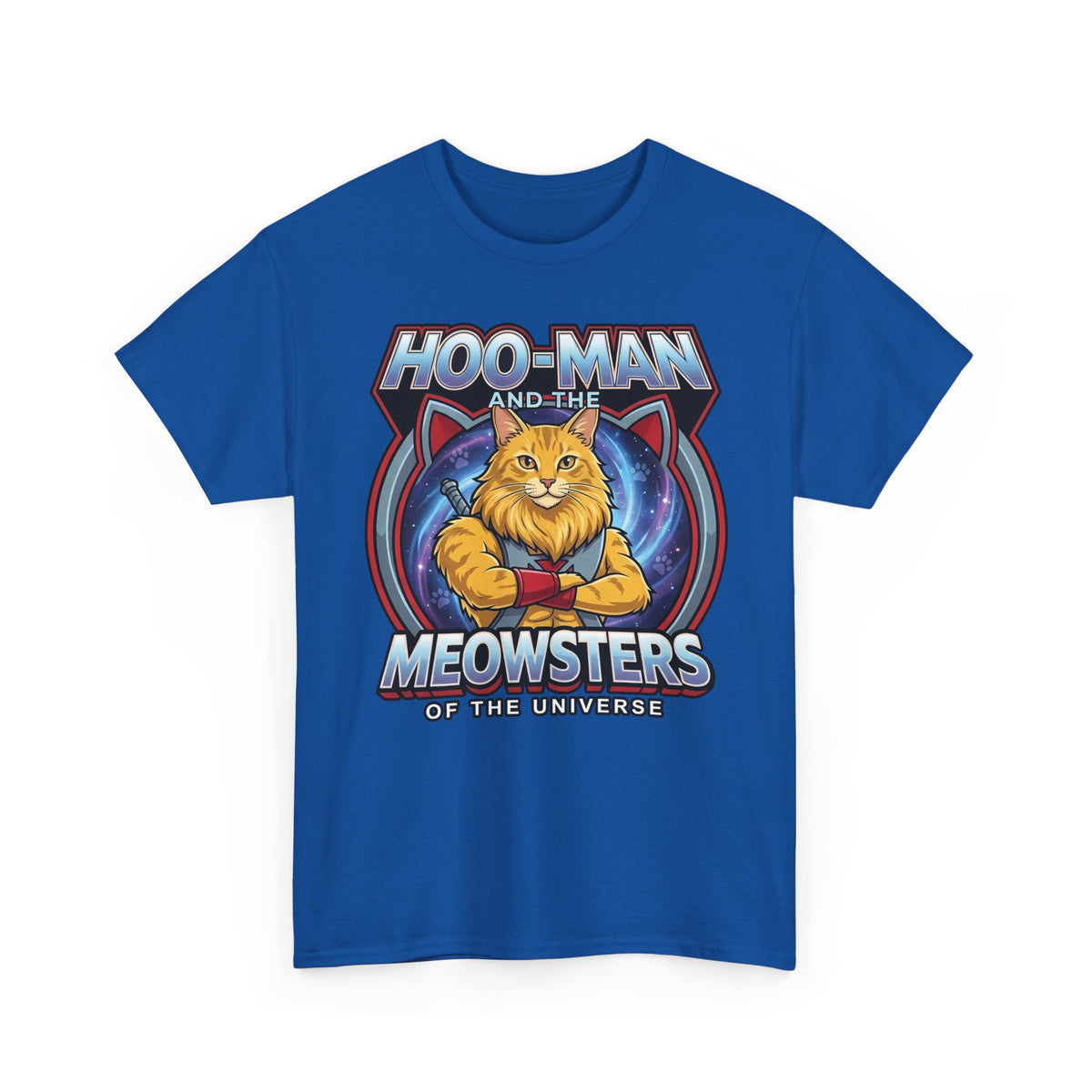 Hoo-Man and the Meowsters of the Universe T-Shirt