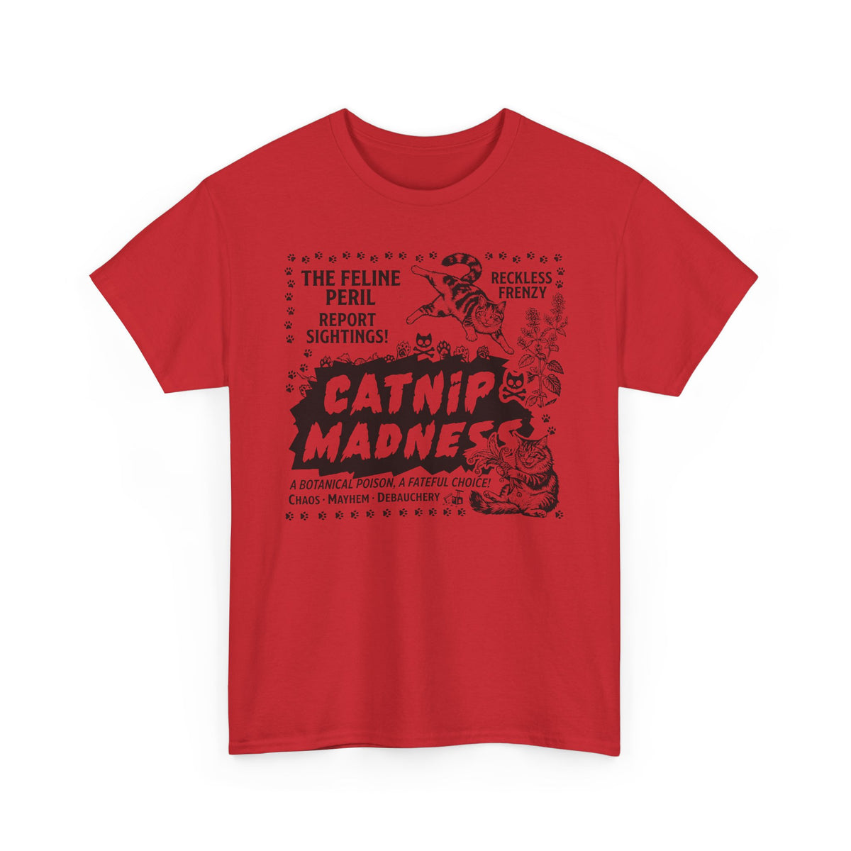 Catnip Madness Cat T-Shirt