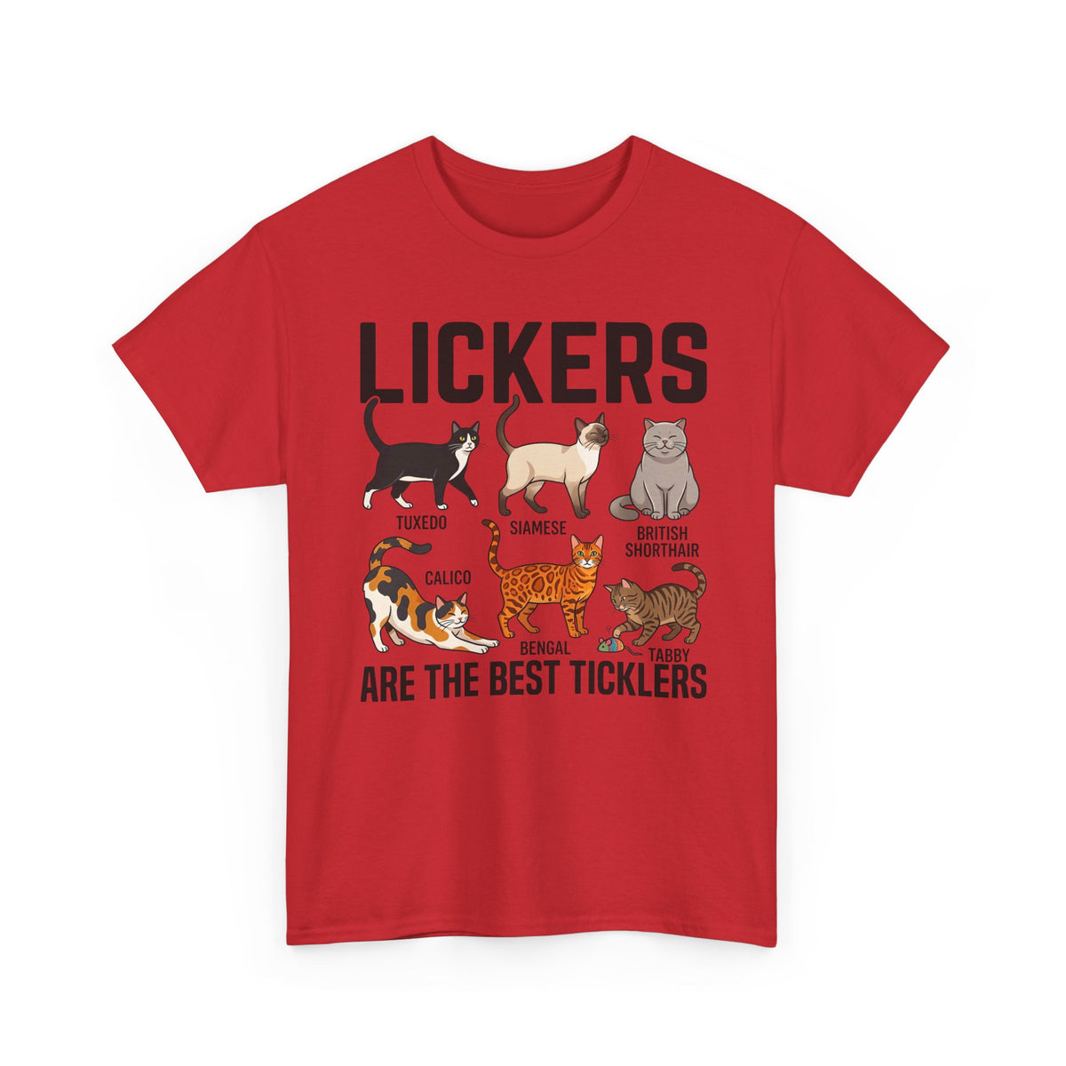 Cats Lickers T-Shirt Funny Cat Lover Tee