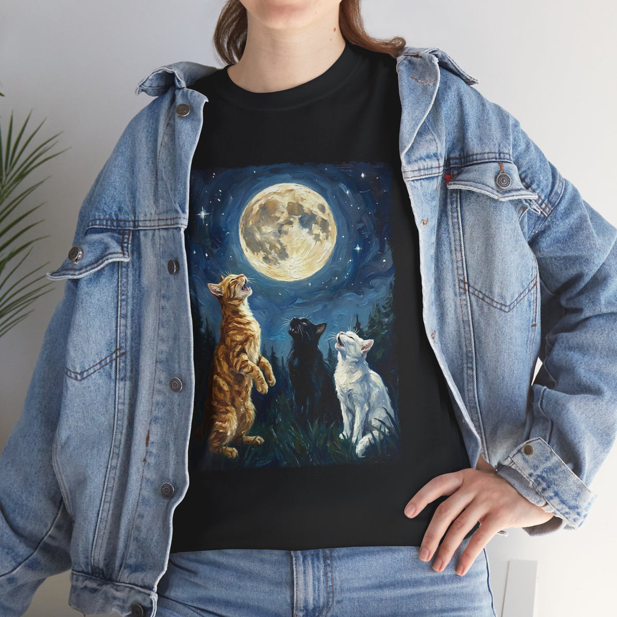 Cats Howling at the Moon T-Shirt