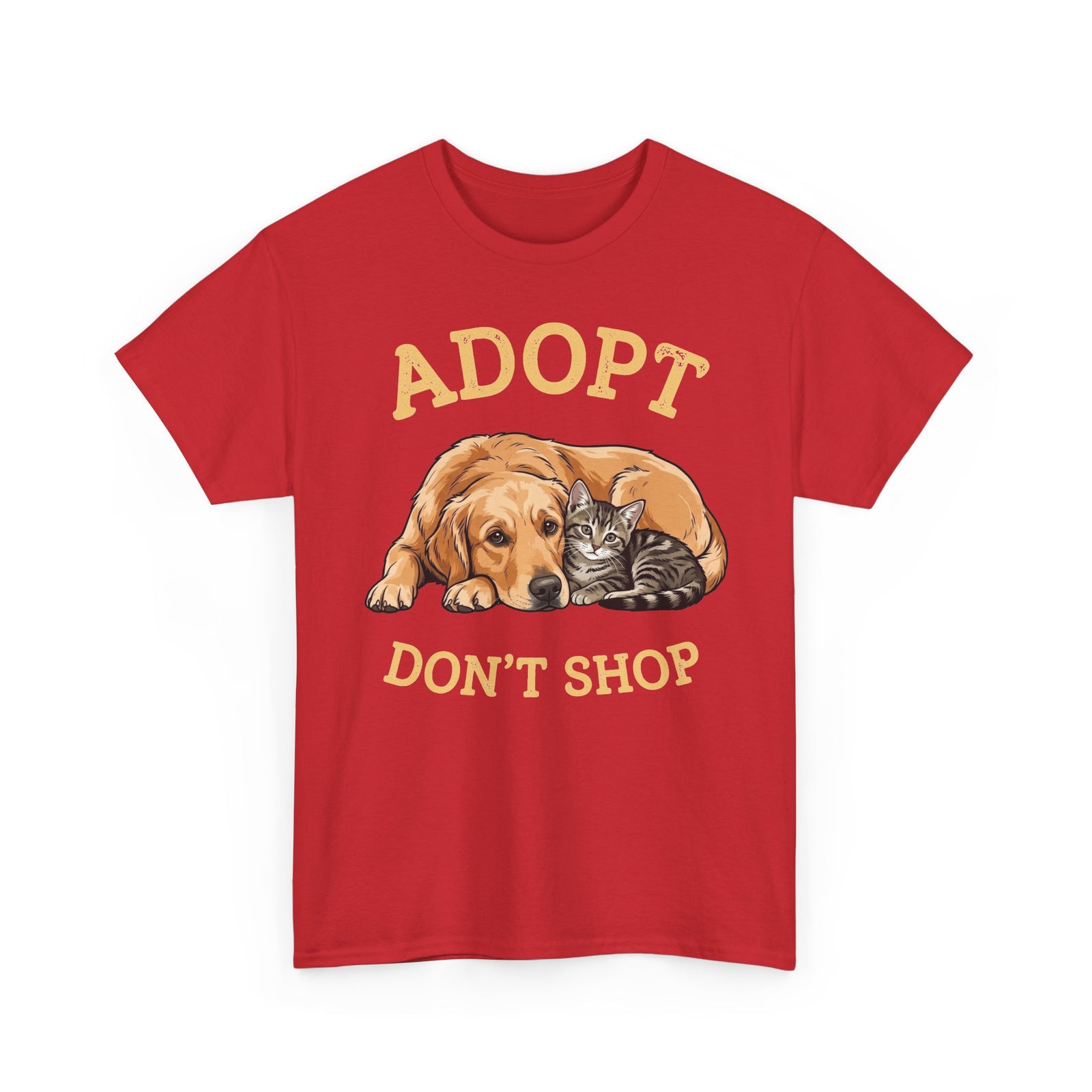 Adopt Don't Shop Tee — Rescue Dog & Cat Animal Rescue Shirt