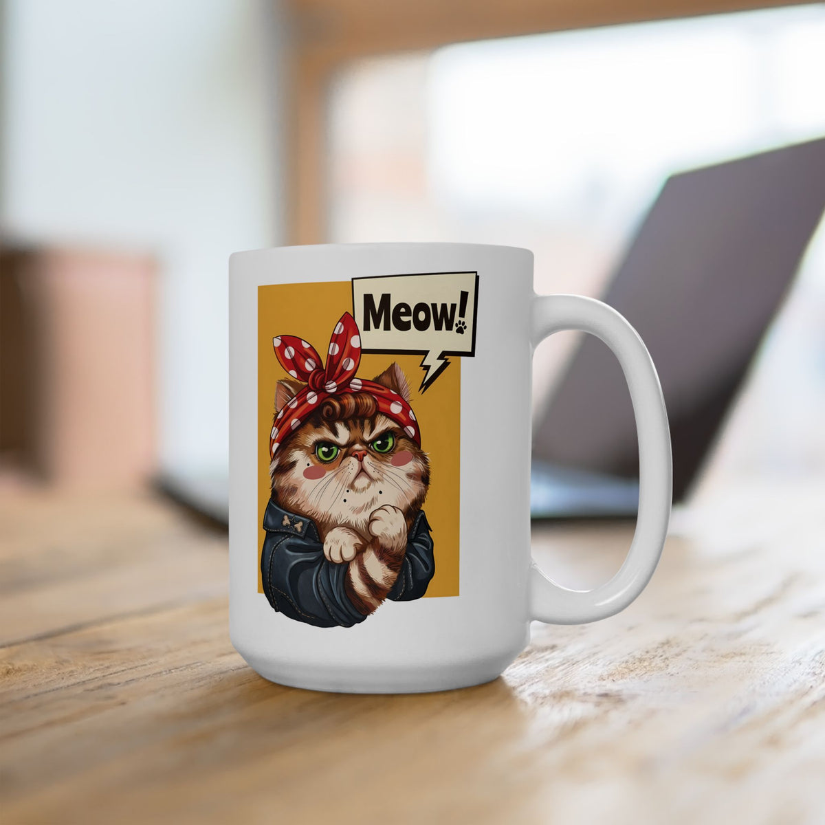 The Feminist Cat Ceramic Mug
