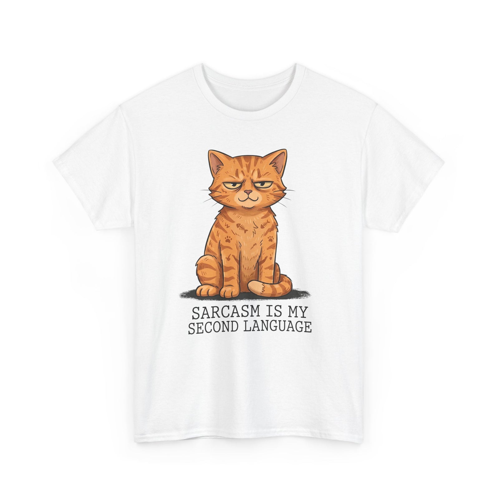 Sarcasm Is My 2nd Language Catitude T-Shirt