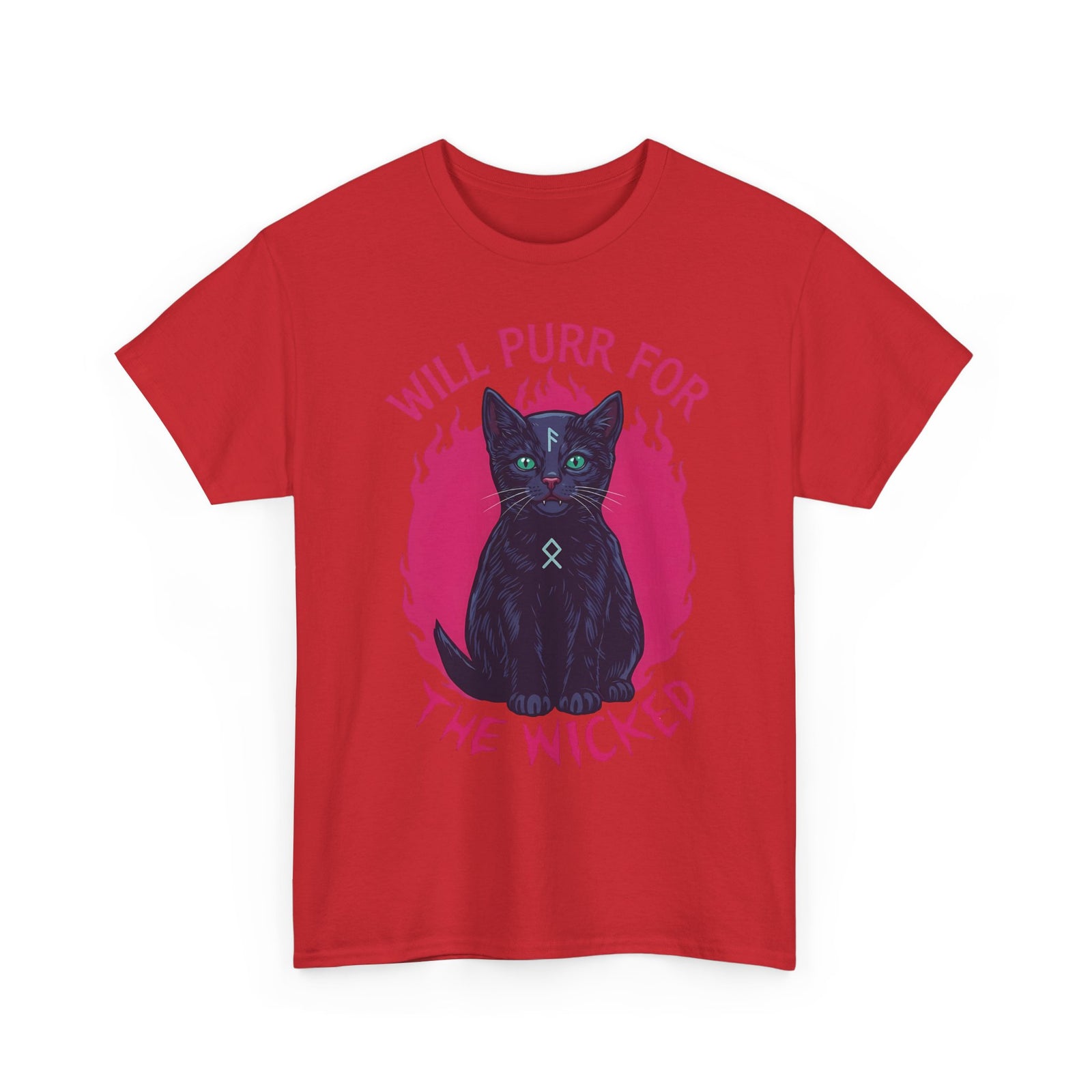 Will Purr For the Wicked Black Cat T-Shirt