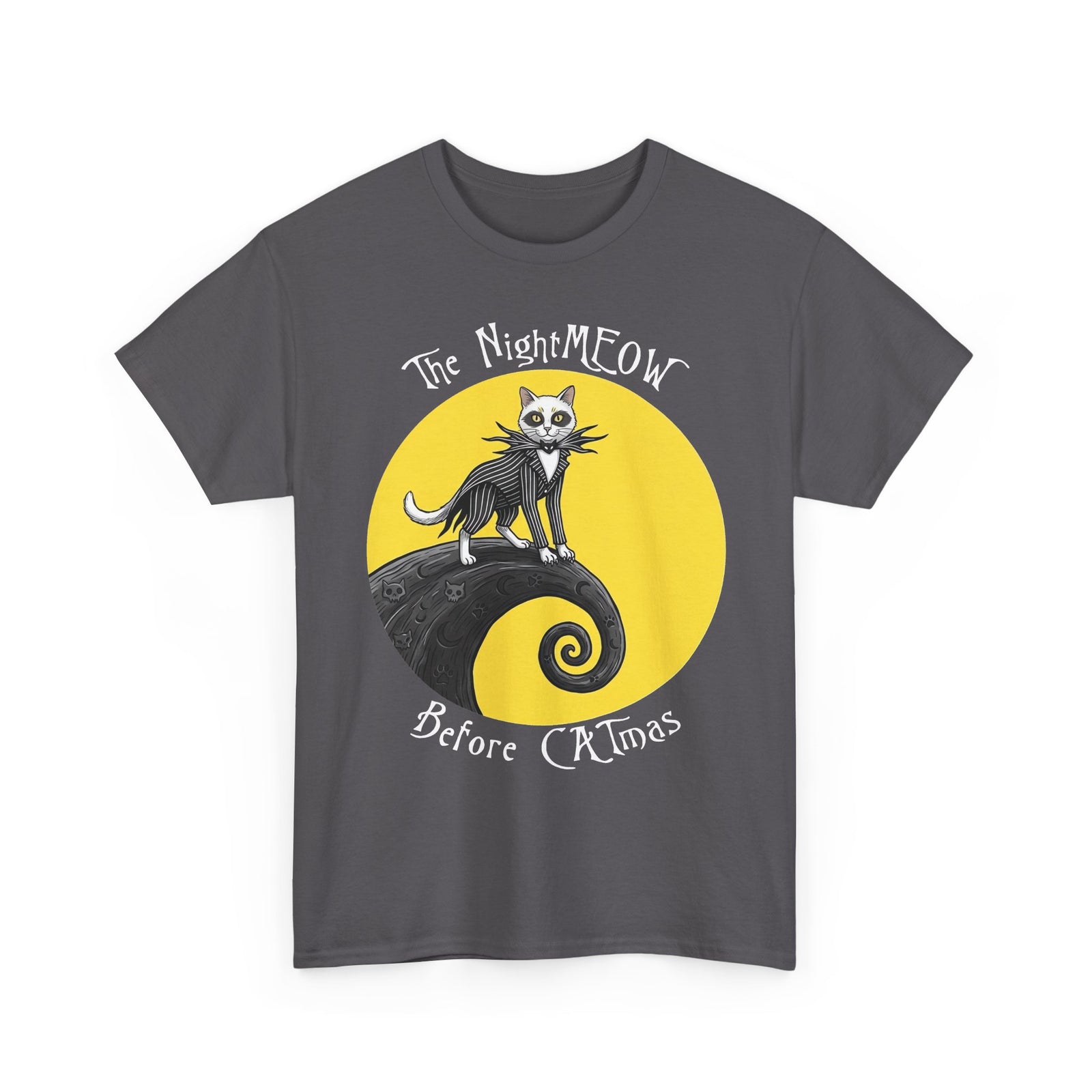 The NightMEOW Before Christmas T‑Shirt Halloween x Christmas Cat Tee