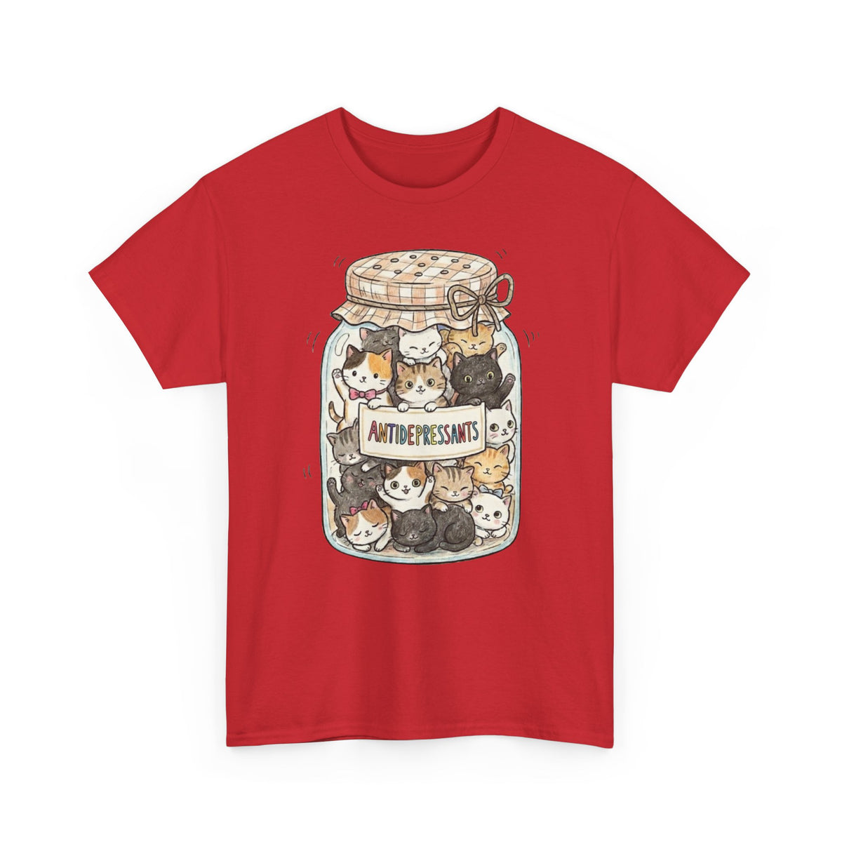 Cats Are My Antidepressants Tee — Funny Cat Lover Shirt