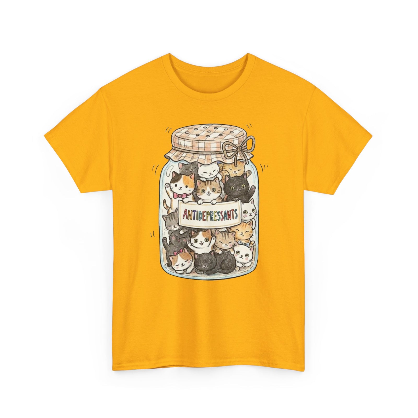 Cats Are My Antidepressants Tee — Funny Cat Lover Shirt